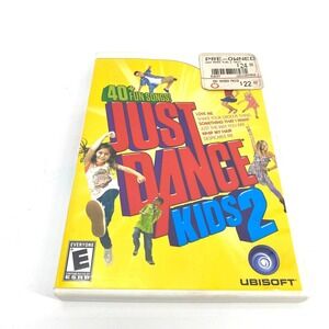 Just Dance Kids 2 Video Game for Nintendo Wii Ubisoft TESTED WORKS